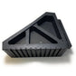 Rubber Wheel Chock Heavy Duty Block for Vehicles, Cars, Caravan, Trailer 3kg