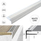 Aluminium Stair Nosing Wood Effect Edge Trim Step Nose Edging Laminate 1.8m A60