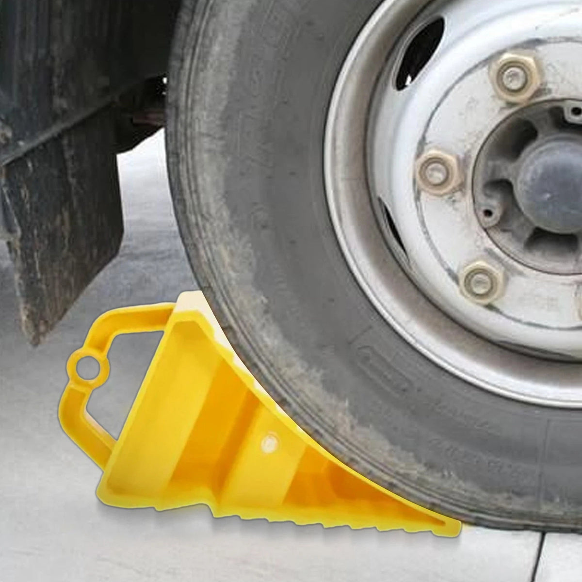 2 Pack Heavy Duty Wheel Chocks Tire Stopper Blocks For Car RV Truck And Trailer
