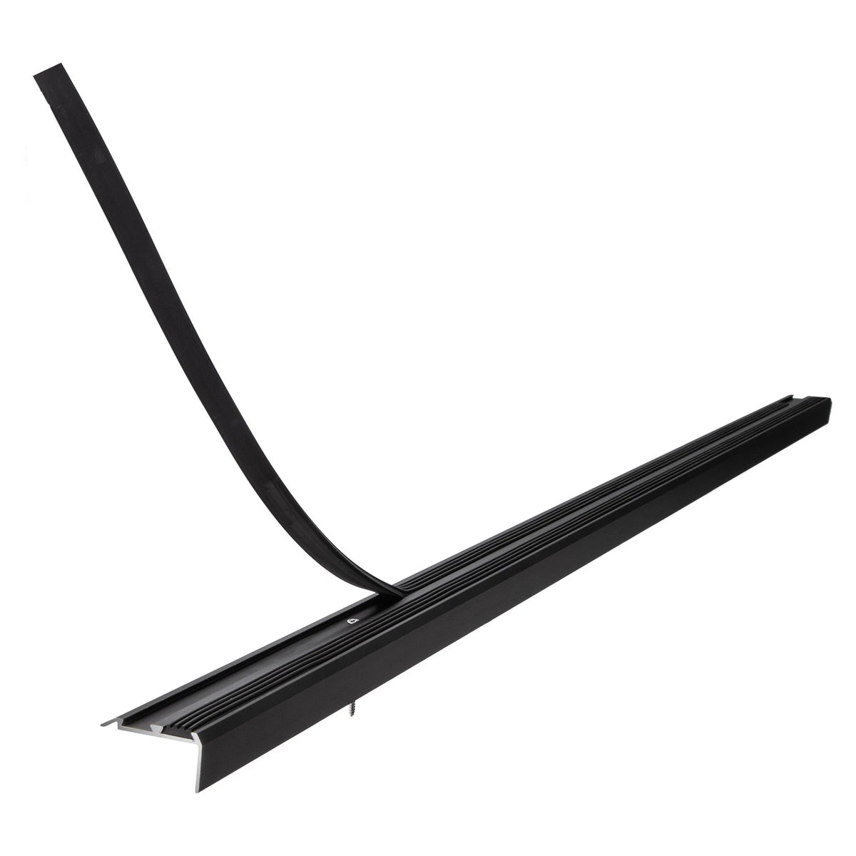 900mm Aluminium Anti Slip Stair Nosing Edge Trim Carpet Laminate Black Silver