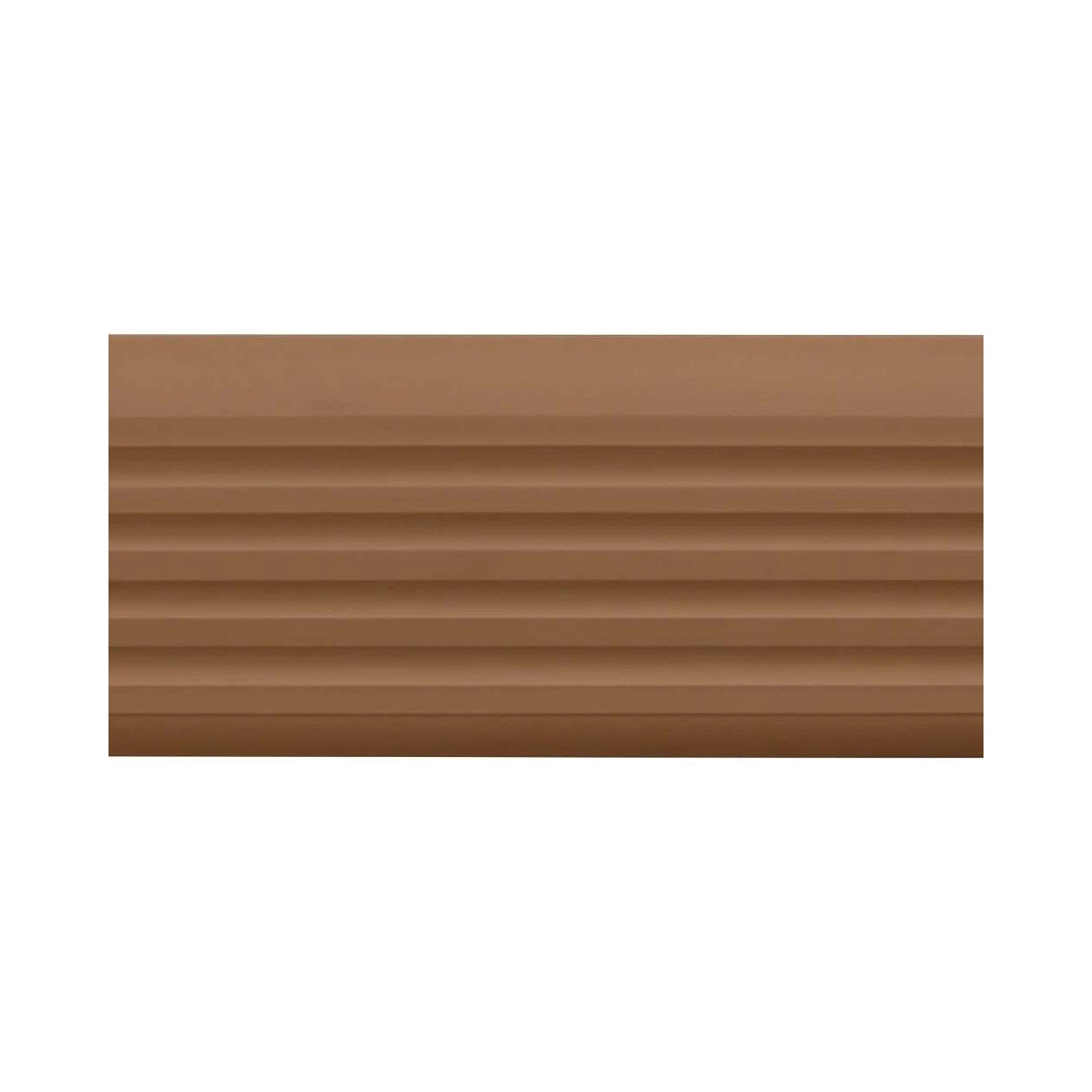 Stair Nosing Black PVC 40x25mm 1.2m Self-Adhesive Anti-Slip Ribbed Trim Durable