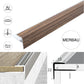 Aluminium Stair Nosing Wood Effect Edge Trim Step Nose Edging Laminate 1.8m A60