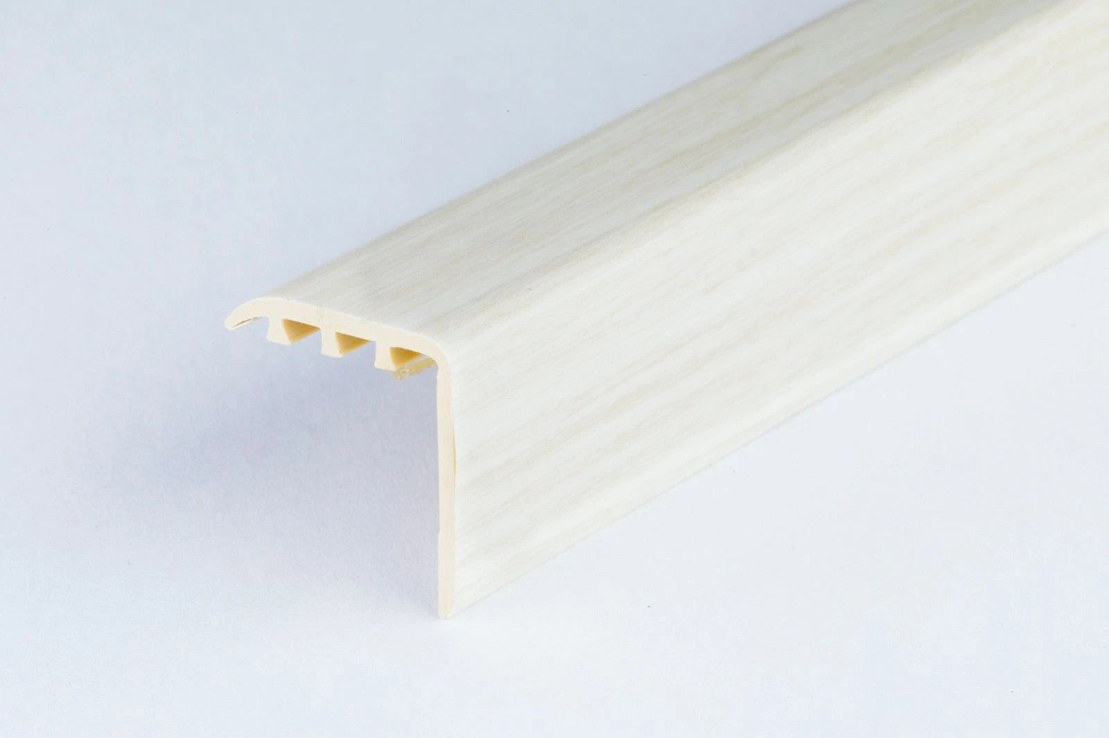 STAIR NOSING EDGE UPVC WOOD EFFECT -TRIM- EDGING NOSING 25x25 - 1.80 METRES