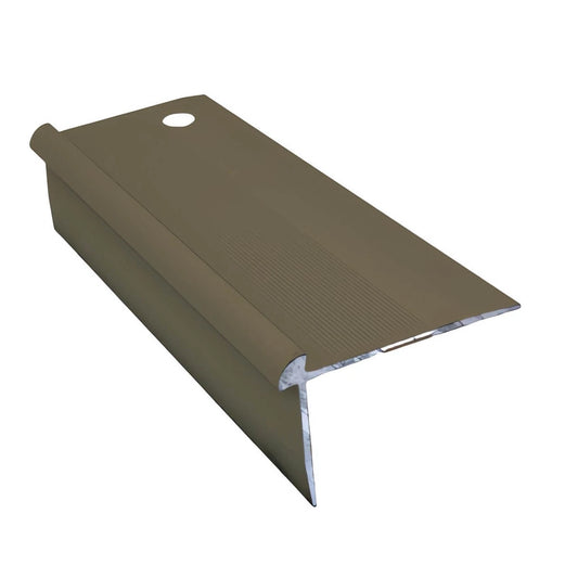 Stair Nosing Bronze Anodised Aluminium 40x26mm 2.7m LVT Edge Profile Anti-Slip+