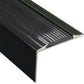 Aluminium Stair Nosing Edge Trim Step Nosings V1 Anti Slip Pad Silver Grey Black