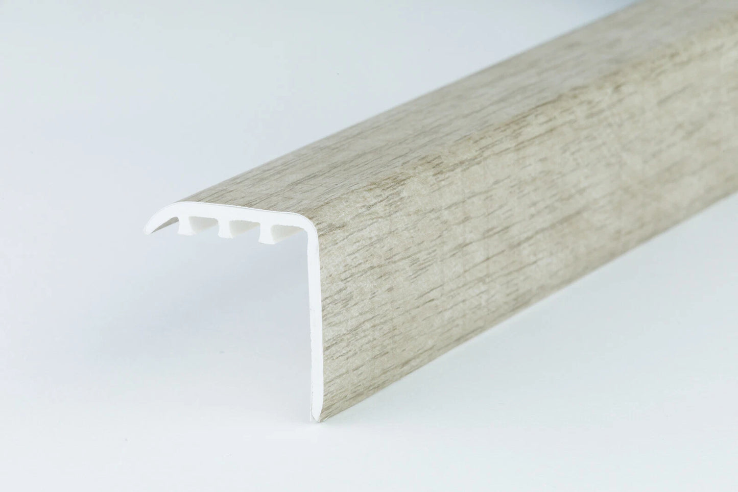STAIR NOSING EDGE UPVC WOOD EFFECT -TRIM- EDGING NOSING 30 x 30mm x 900 mm