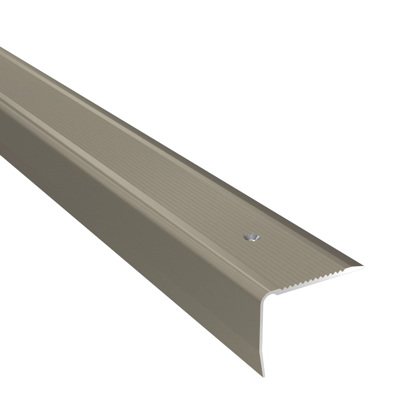 Aluminium Stair Nosing Anodised Edge Trim Step Nose Edging 2.40 m / 94.49in long