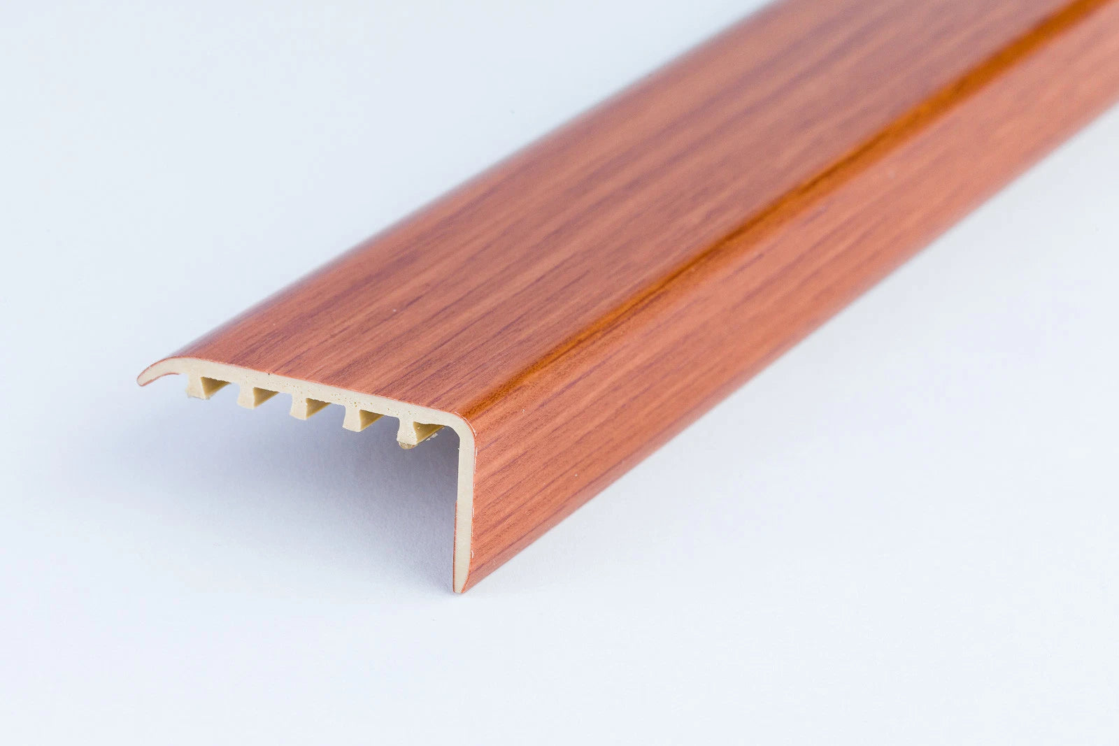 STAIR NOSING EDGE UPVC WOOD EFFECT -TRIM- EDGING NOSING 45 x 22mm - 900 mm