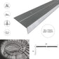Aluminium Anti Slip Stair Nosing Step Nosing Edge Trim Profile 85x 32mm