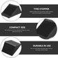 2Pcs Heavy Duty Rubber Wheel Chocks Tire Stopper For Car RV Truck Trailer