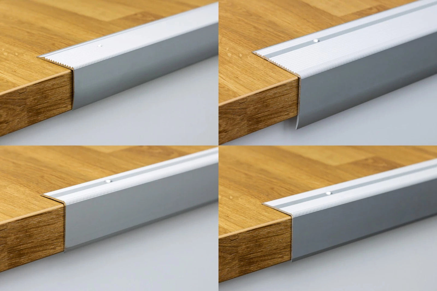 Stair Nosing Anti-Slip Trim Aluminium 1m – 30/40/50/69 mm width Edge Step Nose
