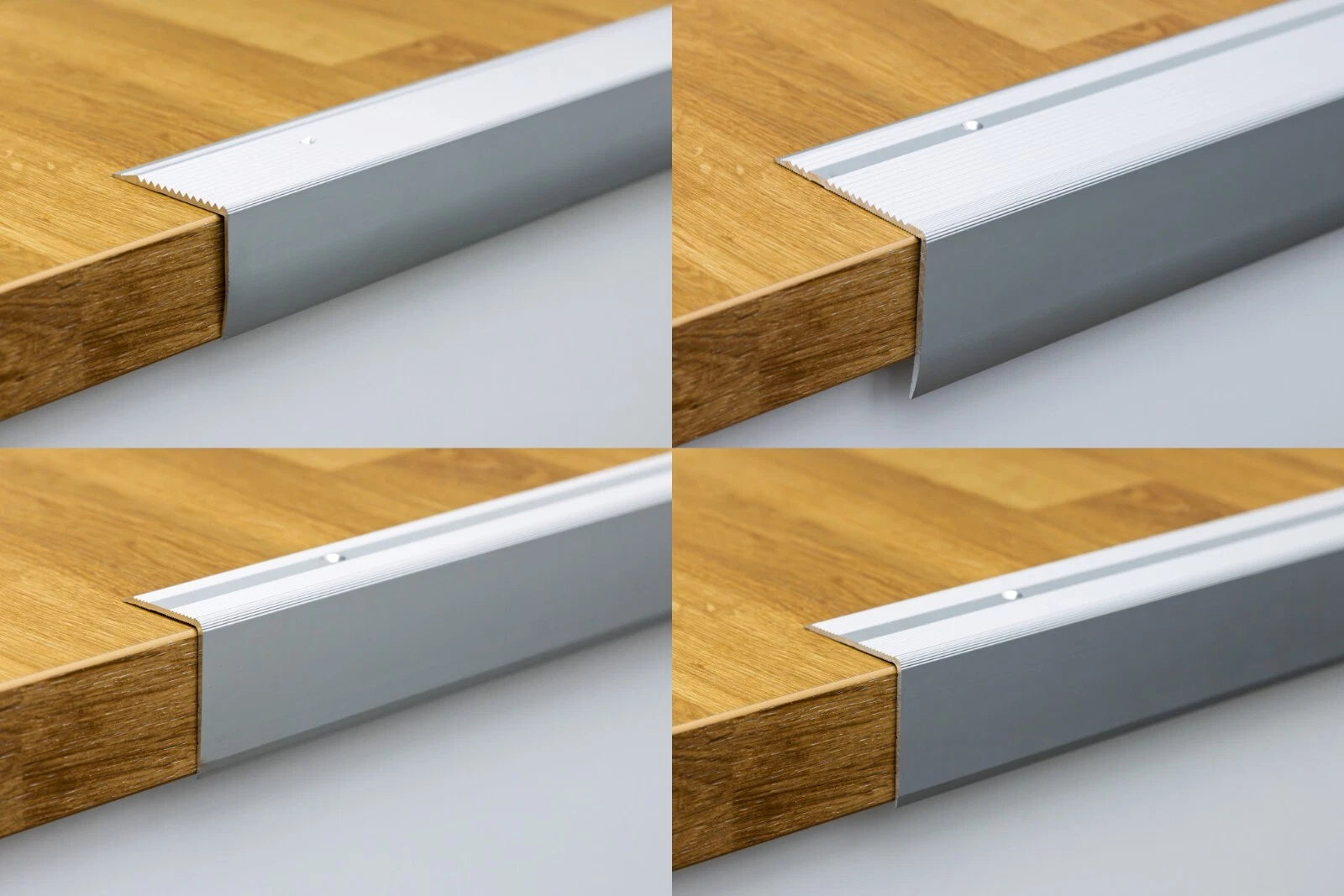 Stair Nosing Anti-Slip Trim Aluminium 1m – 30/40/50/69 mm width Edge Step Nose