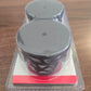 Stair Handrail End Caps for 54mm Round Wall Rails Factory Reject Brown not Black