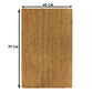 Heavy Duty Natural COIR Coconut Lobby Foyer Entrance Door Mat Matting 70 x 40cm