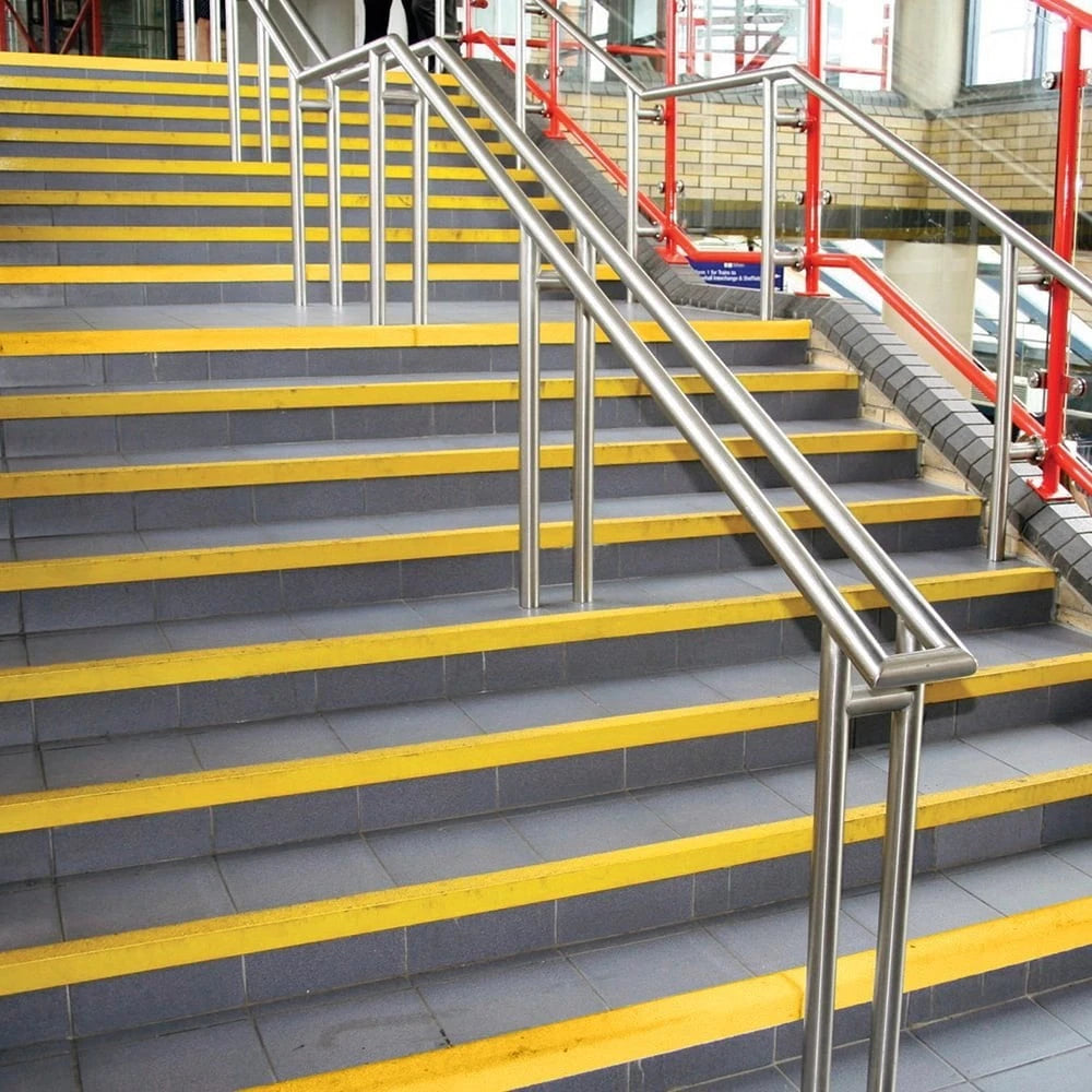 COBAGRiP GRP Stair Nosing 1m Yellow Anti-Slip 55x55mm for Steps & Safety