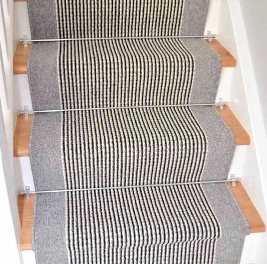 Grey Rug Stairs Runner Rugs Very Long For Stairways Tough Wearing Stair Carpets