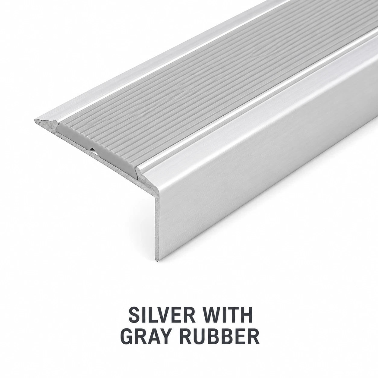 Aluminium Stair Nosing Edge Trim Anti Slip Step Edging For Wood Laminate Carpet