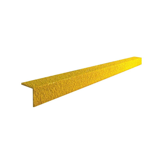 Stair Nosing GRP Anti-Slip Black/Yellow 0.75m x 55mm x 55mm DDA Compliant Safety