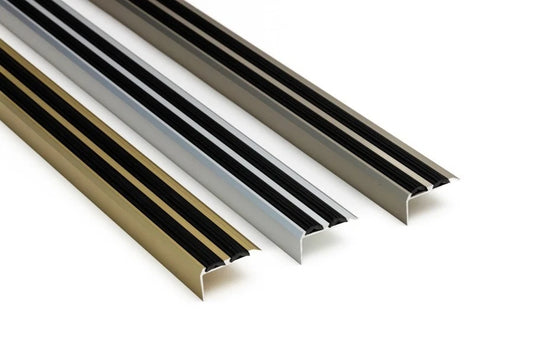 Aluminium Anti-Slip Stair Nosing Edge Trim 200 cm Step Protector Cover Strip