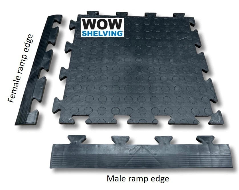 Interlocking Garage Flooring Tiles Heavy Duty 12mm thick workshop floor pvc gym