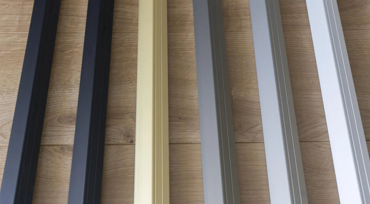 900mm SELFADHESIVE ANODISED ALUMINIUM ANTI NON SLIP STAIR EDGE NOSING TRIM RAMP