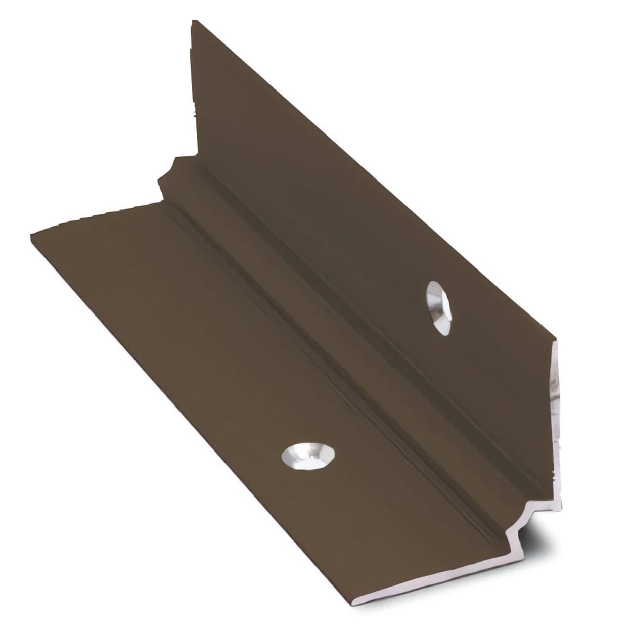 Stair Nosing Aluminium Bright Silver 25x25mm 2.7m Anodised LVT Inner Trim Metal
