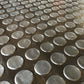 Stud / Penny Coin Rubber Flooring Matting Garage, Van Car Roll mat 5mm 2m wide