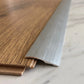 DOOR THRESHOLD BRUSHED ANODISED ALUMINIUM FLOOR BAR EDGE TRIM RAMP - 93 cm long
