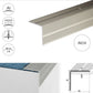 900mm x 35mm x 35mm ANODISED ALUMINIUM ANTI NON SLIP STAIR EDGE NOSING TRIM A34