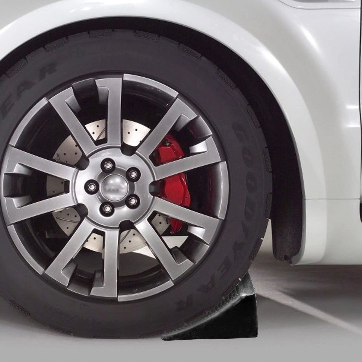 Tebery Solid Rubber Heavy Duty Wheel Chock by
