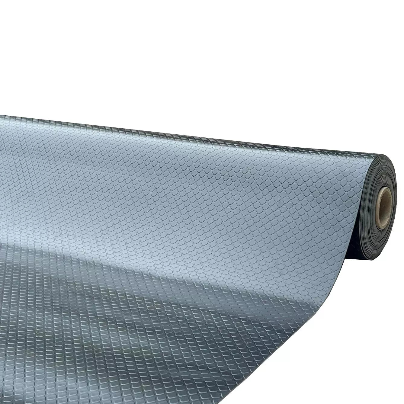 Heavy Duty Commercial Industrial black PVC Vinyl Floor Matting Square Flat Diamond