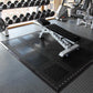 Heavy Duty Rubber Gym Mats Garage Flooring Tiles Commercial Interlocking 4pcs