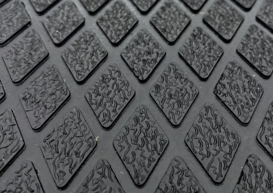 Rubber Stable Gym Mat Diamond Top 12mm x 6'x4' Special Price