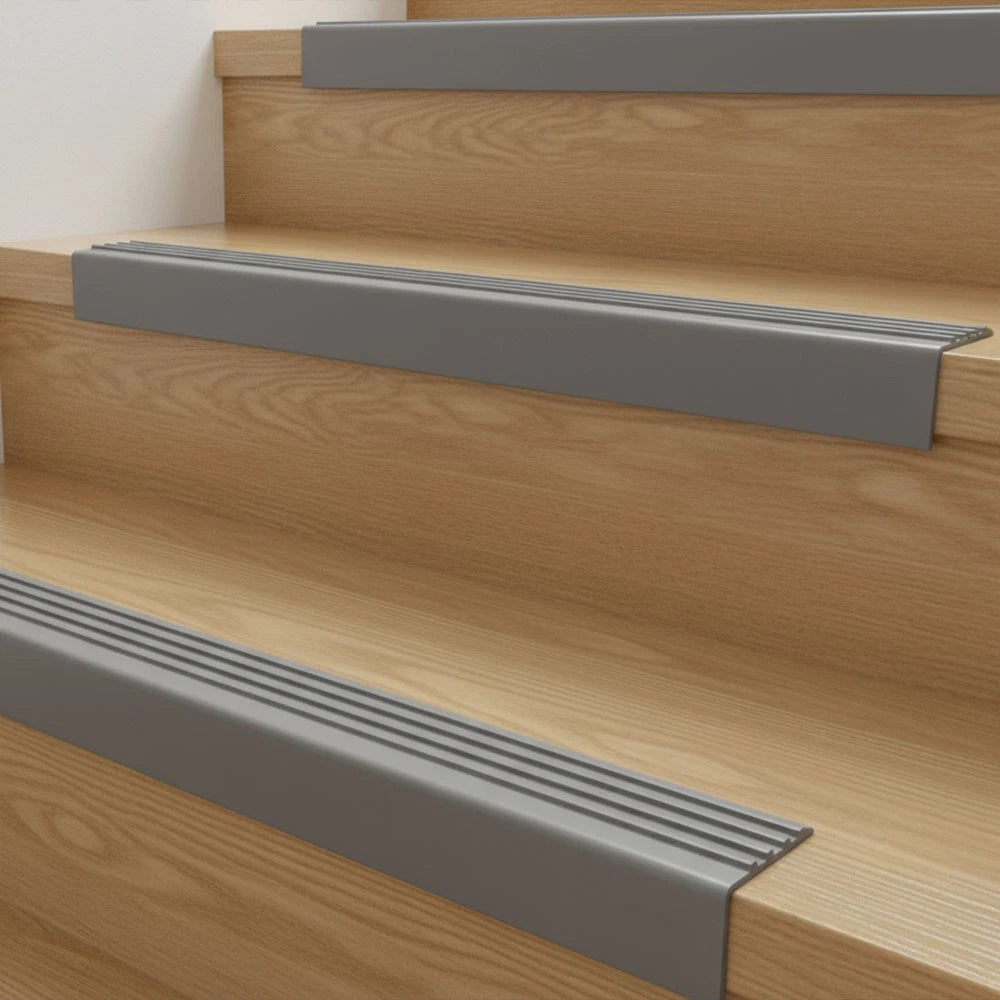 1/3/6/12M Rubber Stair Nosing Edge Self Adhesive Trim Anti Slip Angle Edging