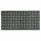 2x Rubber Door Entrance Mat Heavy Duty Non Slip Dirt Catcher Honeycomb 50x100cm