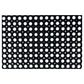 Rubber Door Mat Heavy Duty - Drainage Holes - 12mm Thick - 40cm x 60cm Non-Slip