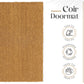 Heavy Duty Coir Welcome Matting Indoor/Outdoor Foyer Lobby Reception Door Mat