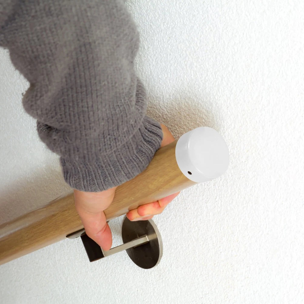 2 Pcs Stainless Steel Handrail End Caps Sealing Cover For Stair Railings