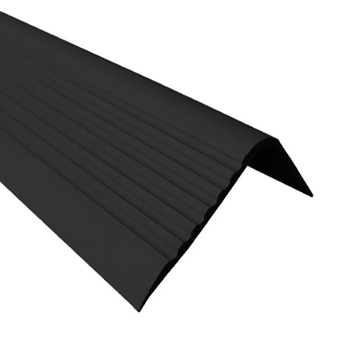 Stair Nosing Rubber Bullnose 118cm Non-Slip 70x40mm Step Edge Trim Strip RGPD