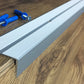 Stair Nosing Anodised Aluminium Anti Non Slip Edge 40mm x 20mm - 2M (78.74"),