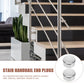 4 Pcs Handrail End Caps Stainless Steel Round Cover For Staircase Railings