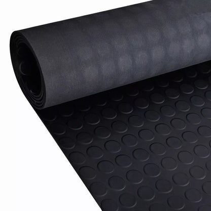 Coin Penny Rubber Flooring Matting Roll Heavy-Duty Non-Slip Garage Van Shed Car