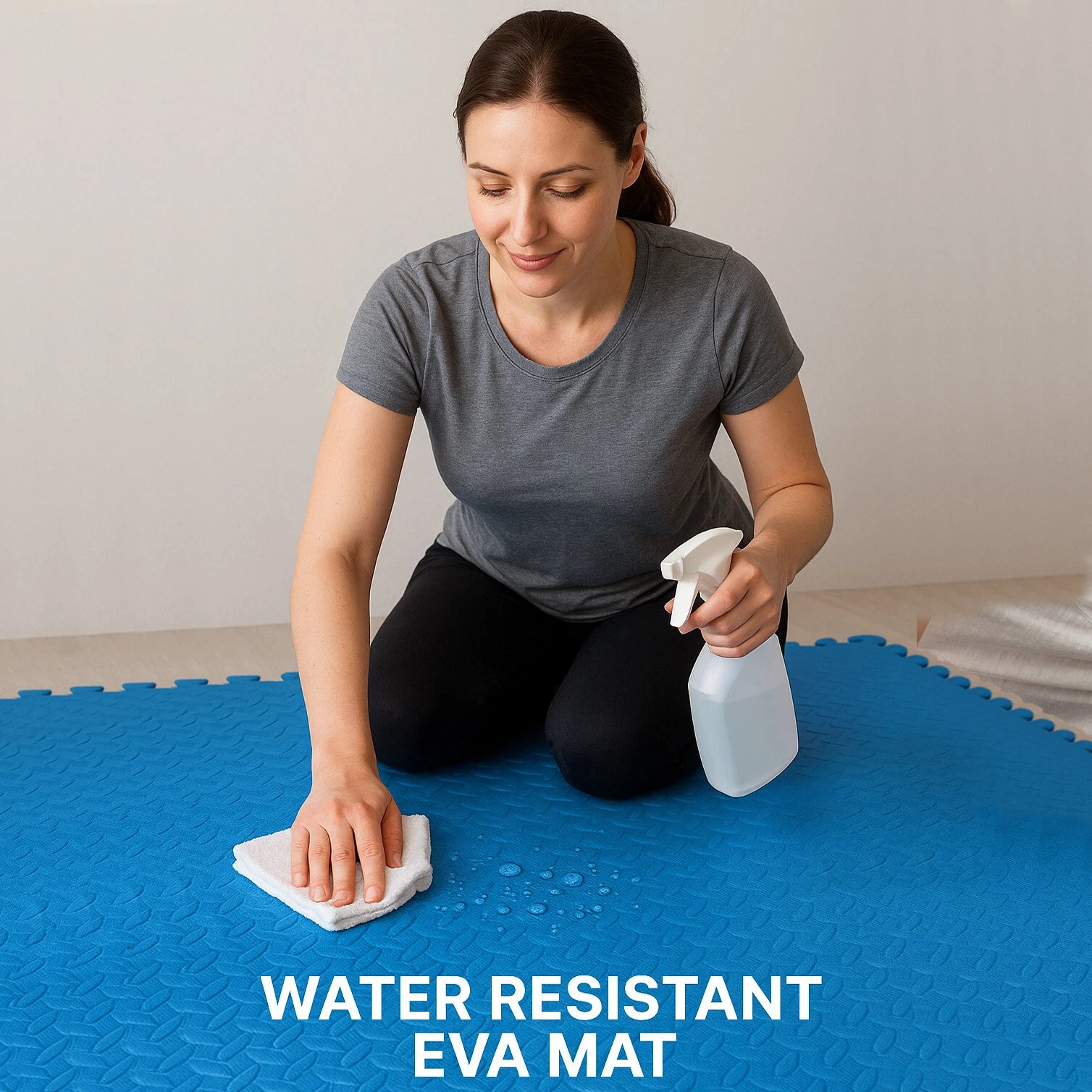 EVA INTERLOCKING FLOOR MATS SOFT FOAM GYM FLOORING MAT YOGA TILES 25 MM 60x60CM