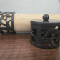 Stair Handrail End Caps for 54mm Round Wall Rails Factory Reject Brown not Black