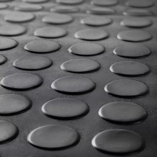 Coin Penny Rubber Flooring Matting Roll Heavy-Duty Non-Slip Garage Van Shed Car