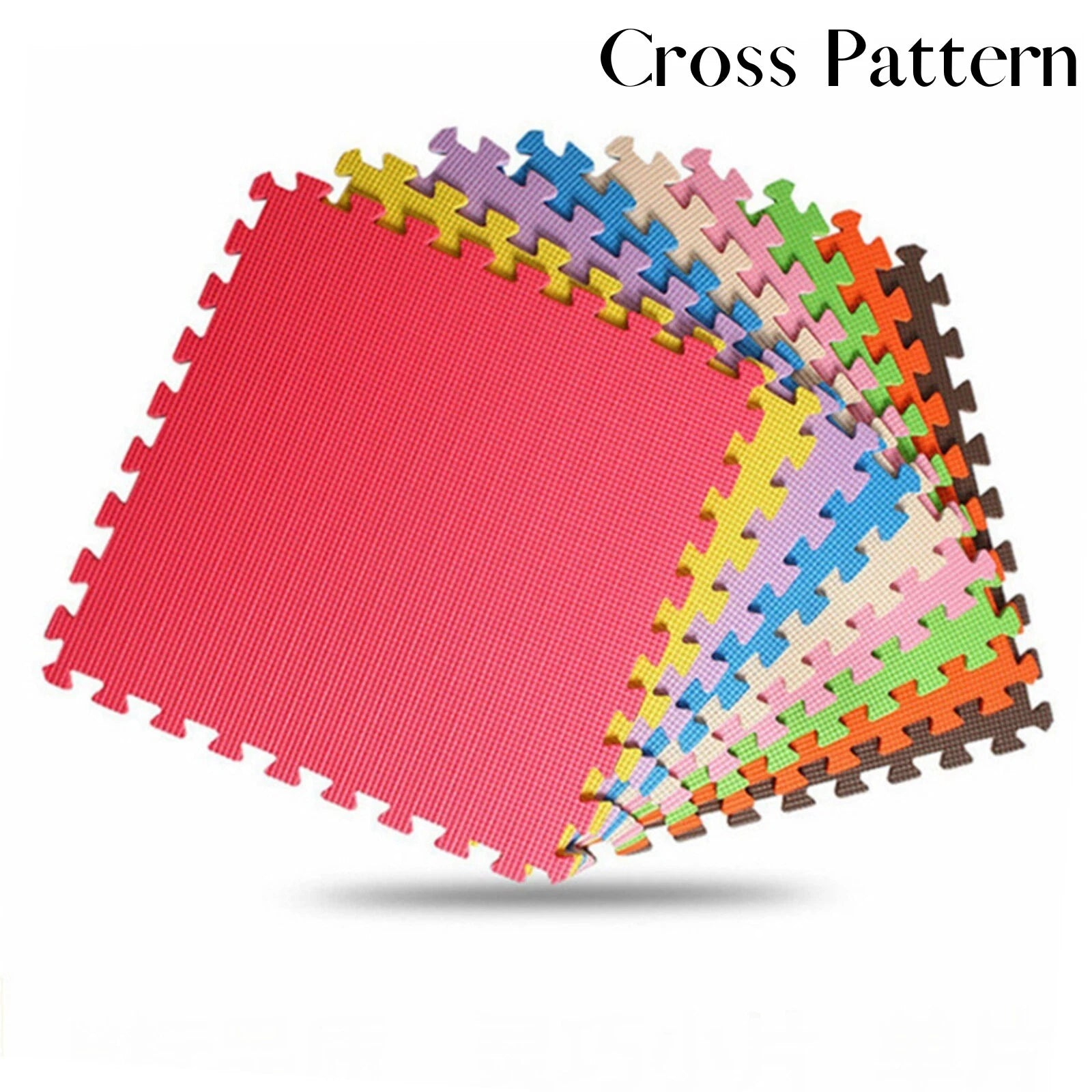 EVA INTERLOCKING FLOOR MATS SOFT FOAM GYM FLOORING MAT YOGA TILES 25 MM 60x60CM