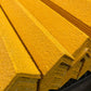 Non Slip Gritted Stair Nosing 55 x 55 x 4mm - Yellow Stair Edging - Cut to Size