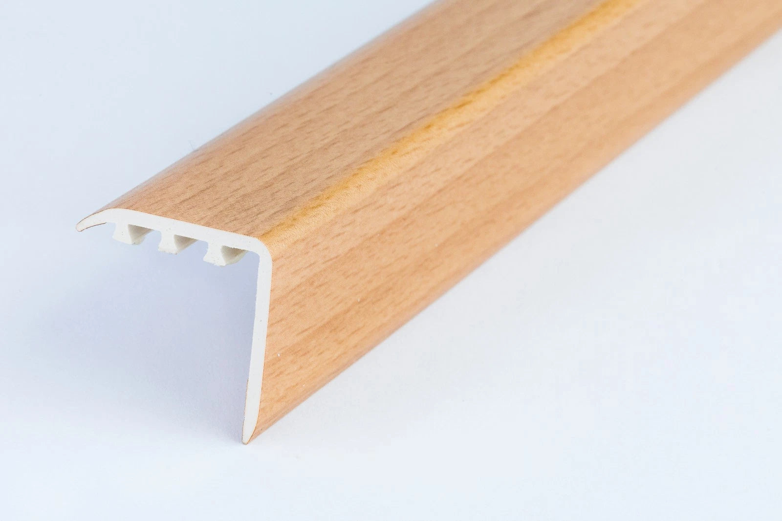 STAIR NOSING EDGE UPVC WOOD EFFECT -TRIM- EDGING NOSING 30 x 30mm - 900 mm