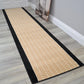 Herringbone Stair Runners Beige Black Border Very Long Dark Border Carpet Rugs
