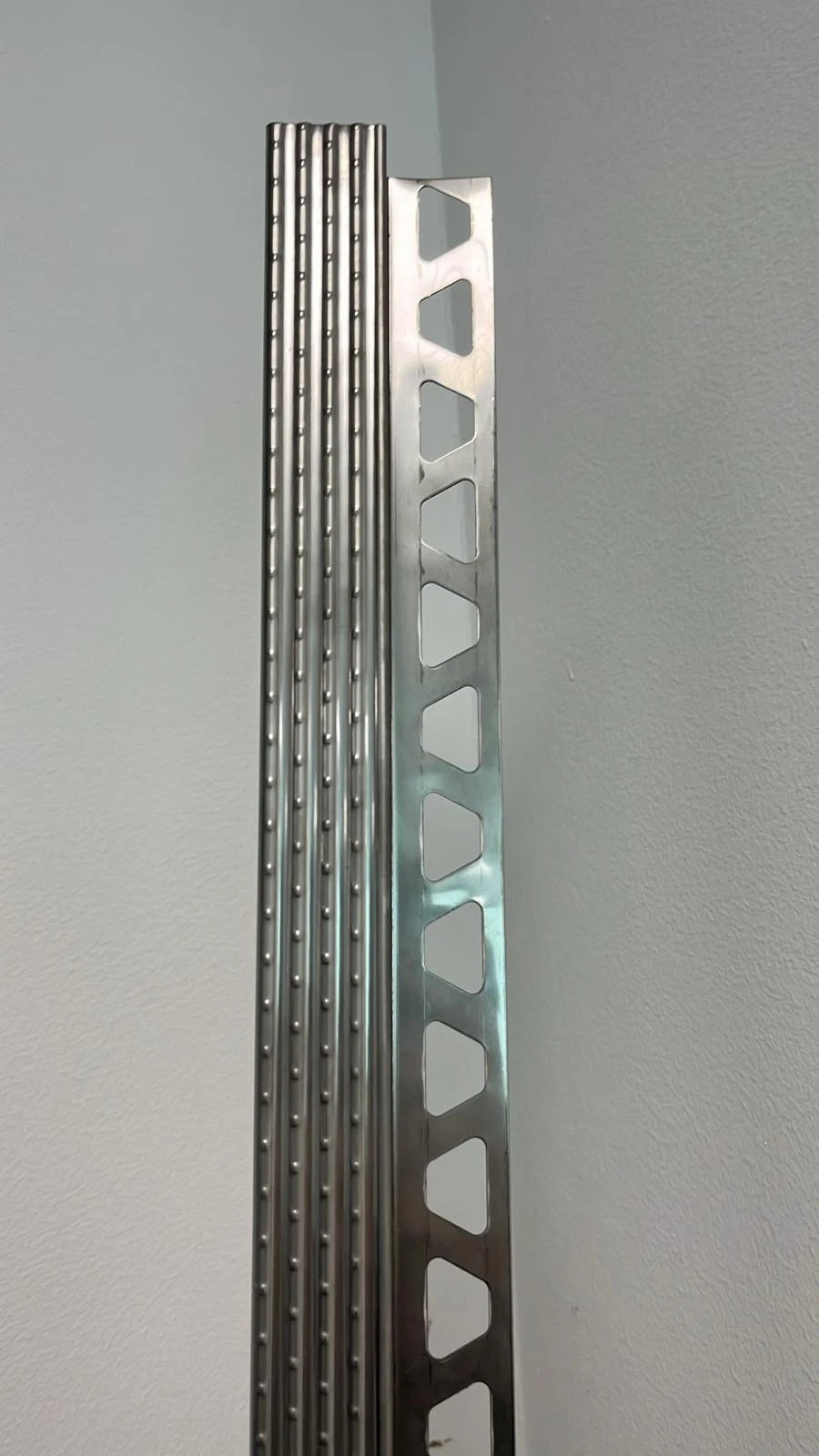 7 x Schlüter TREP-E Stainless Steel Stair Nosing 22mm x 1.5m TE220/150